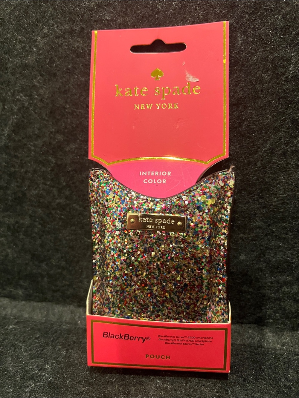 kate spade Multicolor Glitter Phone Pouch